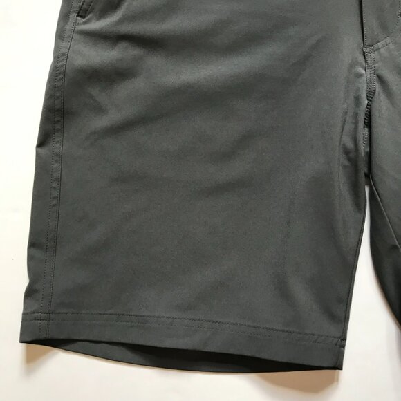Columbia Washed Out Flat Front Hybrid Shorts Mens 38 Gray 10" Inseam Polyester - Picture 6 of 12